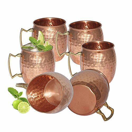 Zap Impex Tazza in Mulo Moscow in Rame martellato in Rame Puro Ideale per (C1C)