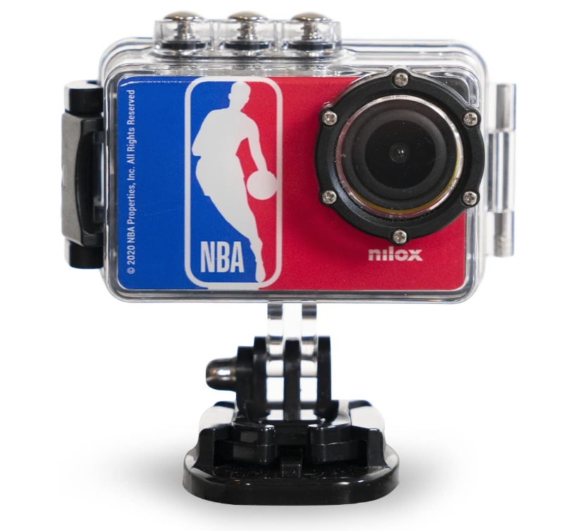 Nilox, Action Cam NBA, Action Camera WiFi con Risoluzione 4K/30 fps, Electronic