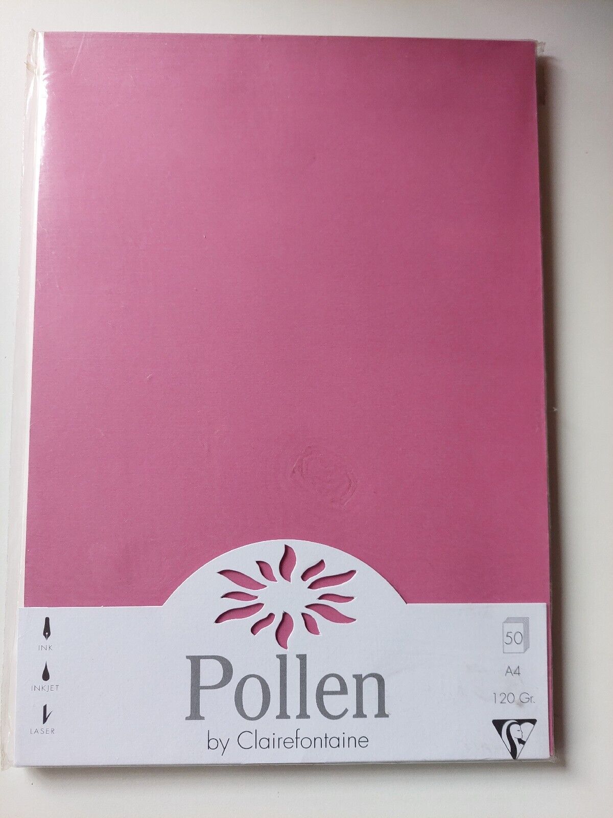 Clairefontaine Pollen 50 fogli A4 120 gr.  ORTENSIA ref 44281