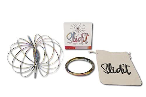 Juegaconmigo SLIDIT Flow Ring, 2 anelli di flusso in acciaio inox, con (J2B)