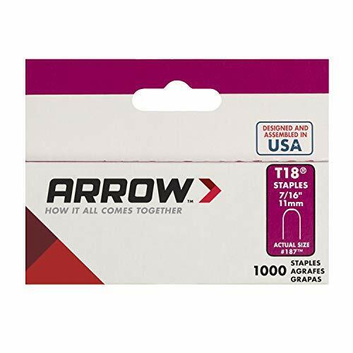 Arrow T18 - Set di 1.000 punti metallici, 9,52 mm (f4O)
