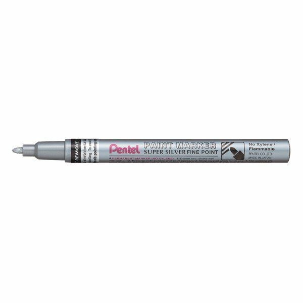 Marcatore Permanente a Vernice Paint Marker Pentel - Punta Tonda - 2,9 mm - MSP1