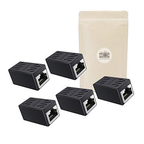 X5 Accoppiatore RJ45 Cat 5 6 7 Connettore di rete Ethernet Connector (Q7O)