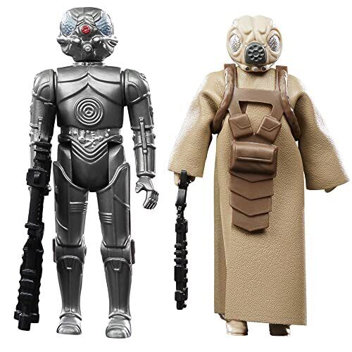 Star Wars Hasbro Retro Collection, 4-LOM & Zuckuss, Confezione da 2, (m1h)