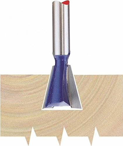 Draper 75346 1/4" Dovetail 14Mm Dia. Tct Router Bit (K3e)