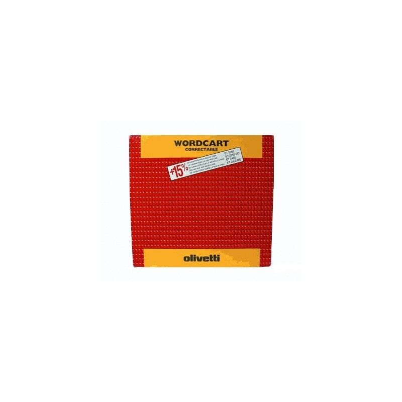 OLIVETTI 80670 CORREGGIBILE NASTRO ORIGINALE WORDCART CORRECTABLE  PER OLIVETTI