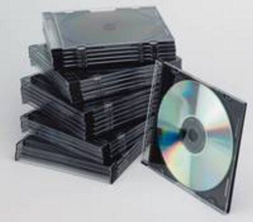 Q-CONNECT CD custodia CD Colore Nero Confezione da 25 (J0D)