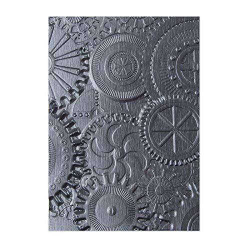 Sizzix 662715 3D Cartella da embossing, Meccanica di Tim Holtz, (w5M)