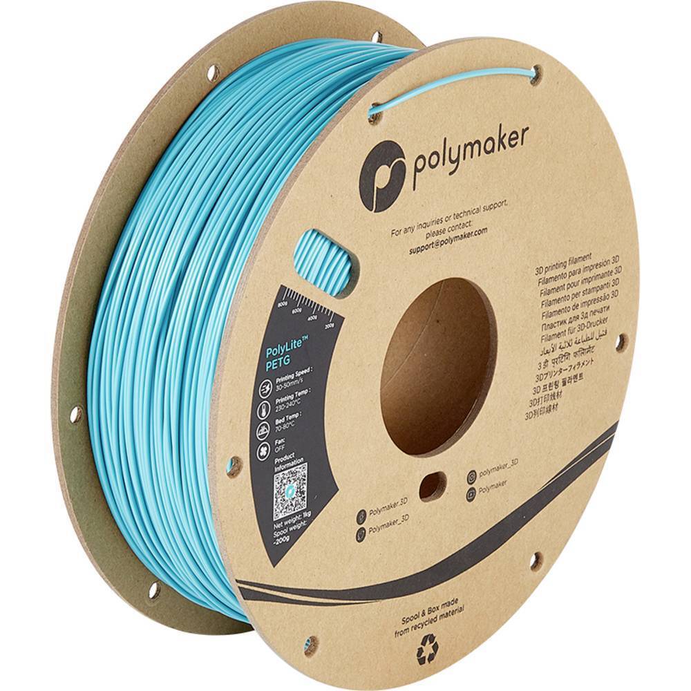 Polymaker PB01010 PolyLite Filamento per stampante 3D PETG resistente al