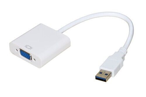 ADATTATORE USB 3.0 MASCHIO A VGA FEMMINA LINK (A/N LKADAT09) nuovo