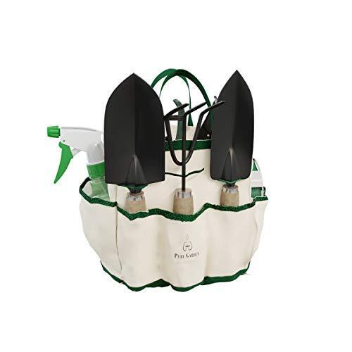 Pure Garden 8 Piece Garden Tool And Tote Set (R3D)