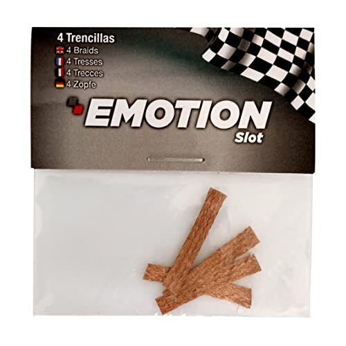 EMOTION Slot 4 Trecces Ricambio Compatibile per Slot Car (C3S)