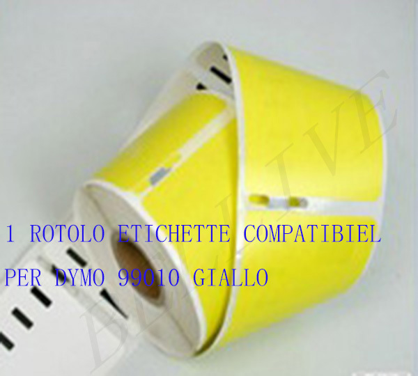 Etichette Adesivo per DYMO 99010 Giallo 89mmX28mm LABELWRITER 400 450 310 320 BL
