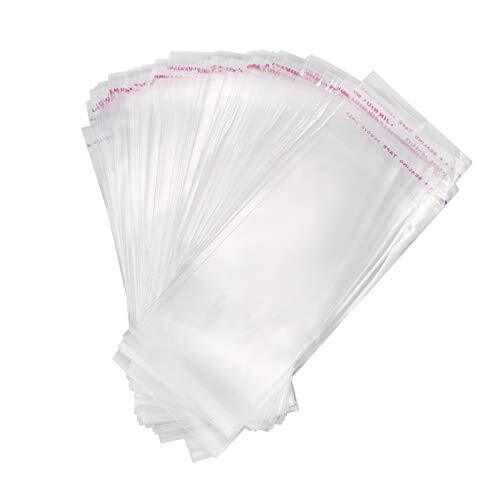 Robell 300 Pezzi Sacchetti di cellophane Trasparente, Involucri (v6k)