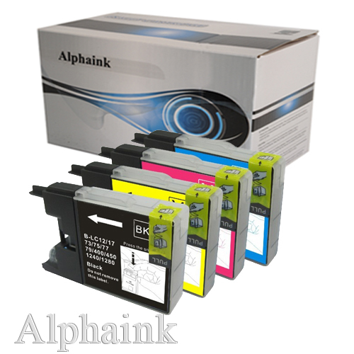 10 CARTUCCE COMPATIBILI BROTHER LC1100 DCP 197C MFC-990CW MFC-5490CN MFC-5890CN