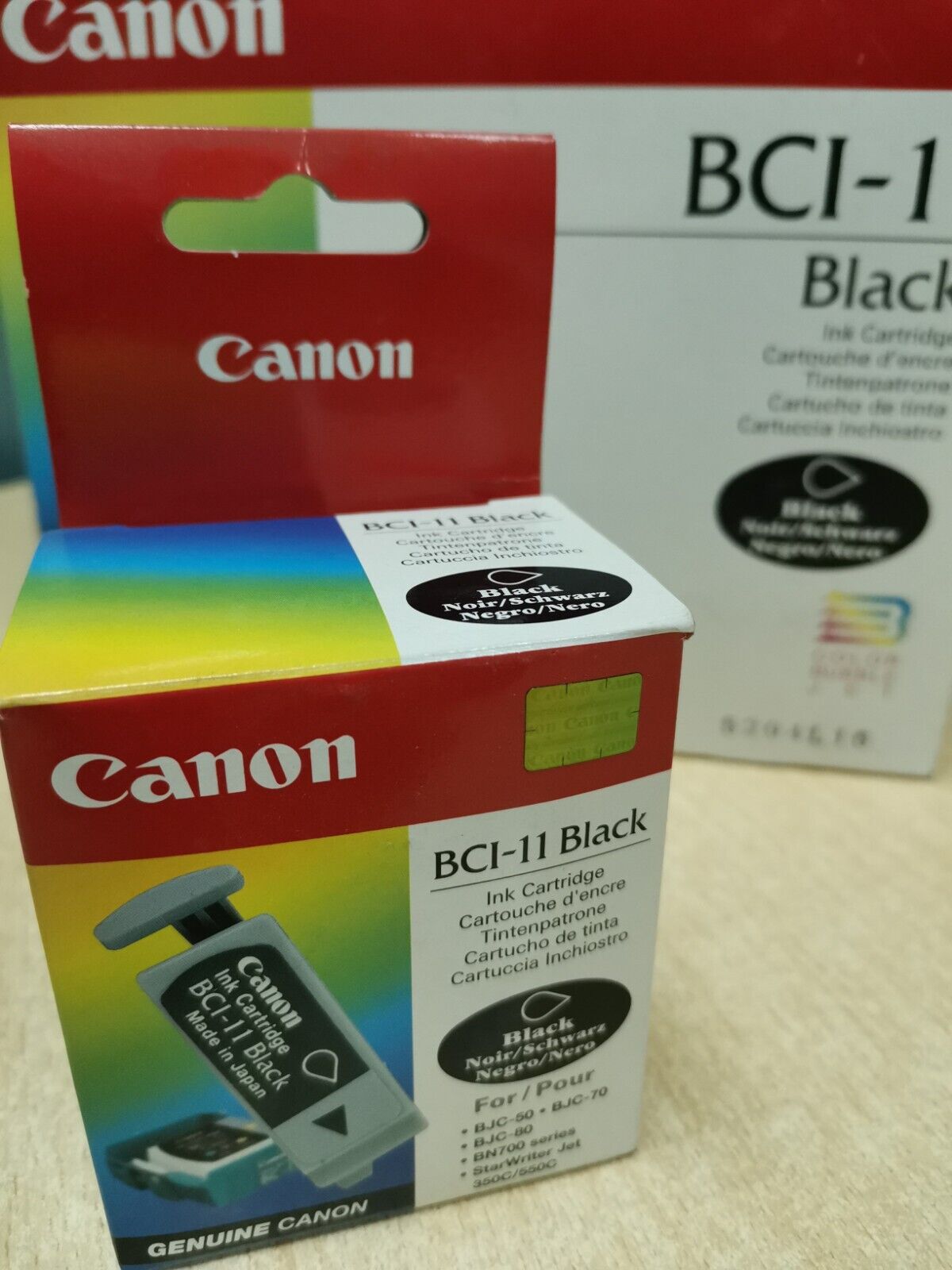 CANON BCI-11 BLACK NERO INK cartuccia ORIGINALE