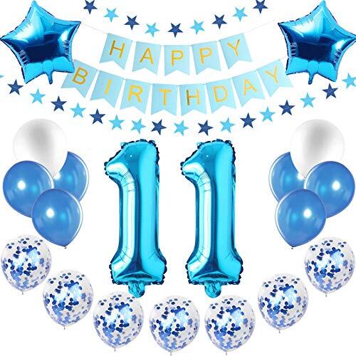 11 Compleanno Decorazioni,Decorazioni Compleanno,Palloncino Numero,Numeri (t1F)
