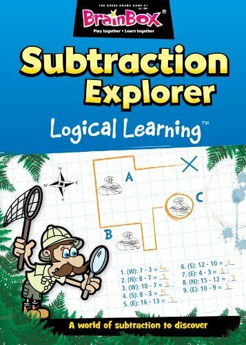 The Green Board Game Co. Subtraction Explorer Logical Learning (s1I)