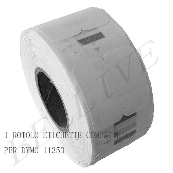 Etichette Adesivo per DYMO 11353 25mmX13mm  LABELWRITER 400 450  310 320 330 BL