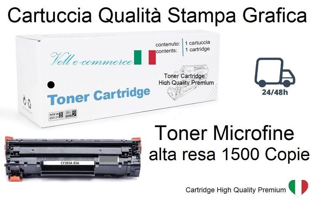 CF283A 83A Toner Compatibile con Hp Laserjet Pro M201n M202dw