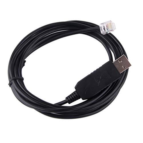 Usangreen Cavo seriale USB DB9 RS232 a RJ11 RJ12 per motore passo-passo (K3T)