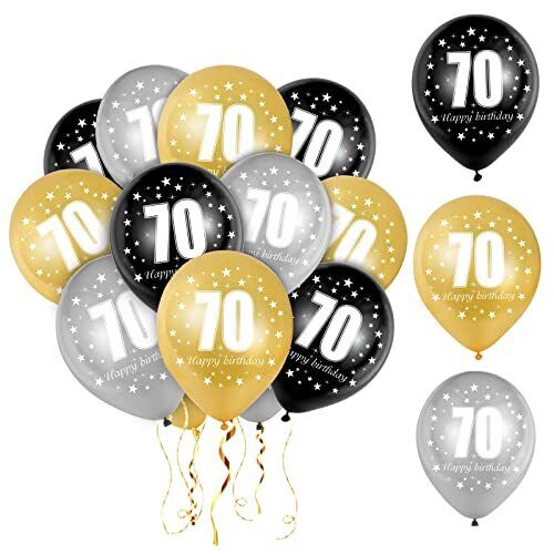 70 Palloncini Compleanno,70 Numeri Palloncini Compleanno, Palloni 70 (i7e)