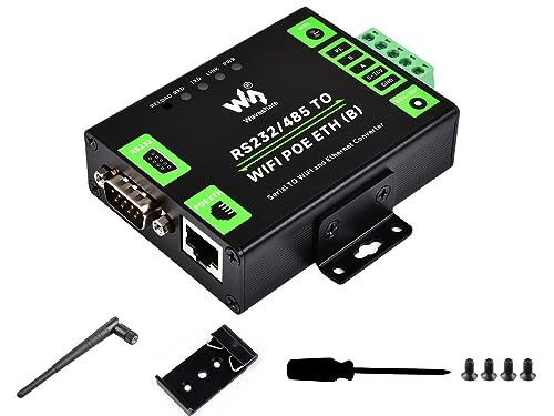 Waveshare RS232/485 to WiFi And RJ45 Ethernet Converter Module with Poe (T6o)