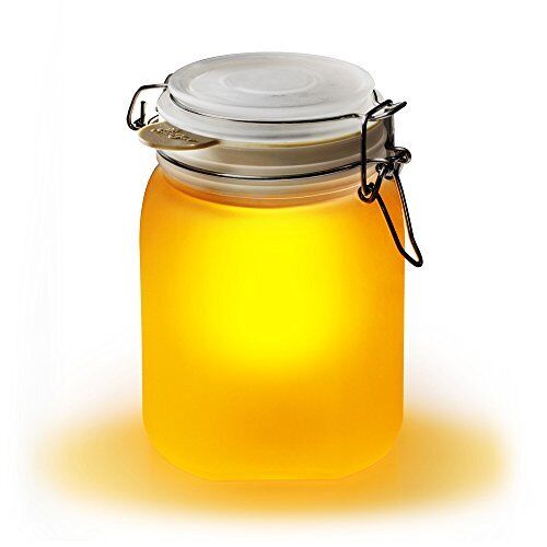 Suck UK Sun Jar Lampada, Vetro, Trasparente, led, solare (M1n)