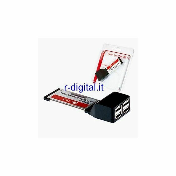 EXPRESSCARD KEYTECK USB 2.0 HUB PORTE 4 ExpressCard/34 HI SPEED 480 Mbps EXPRESS