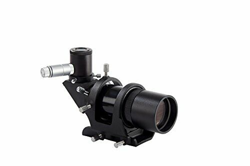 Celestron CE93781 Cercatore 9X50mm 90° Illuminato con Supporto, Nero (C7p)