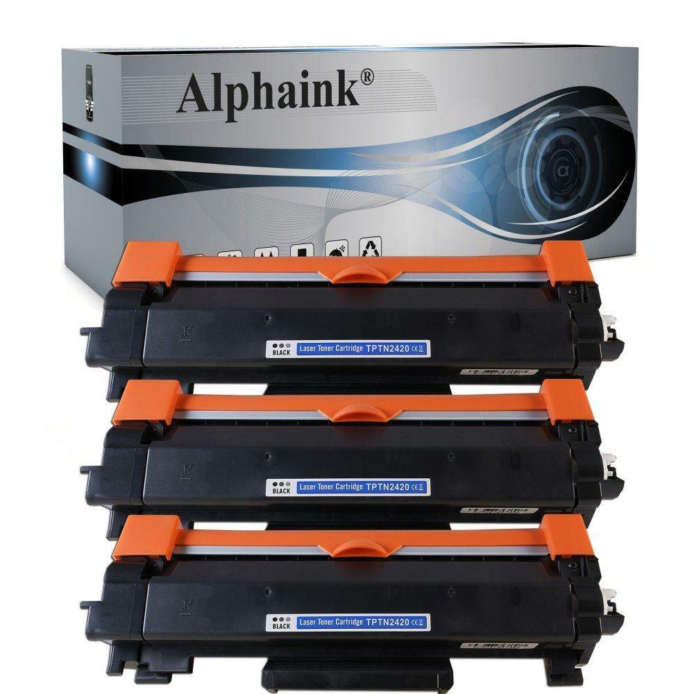 3 TONER TN-2420 PER BROTHER HL L2310D L2350DW L2357DW L2370DN L2372DN L2375DW