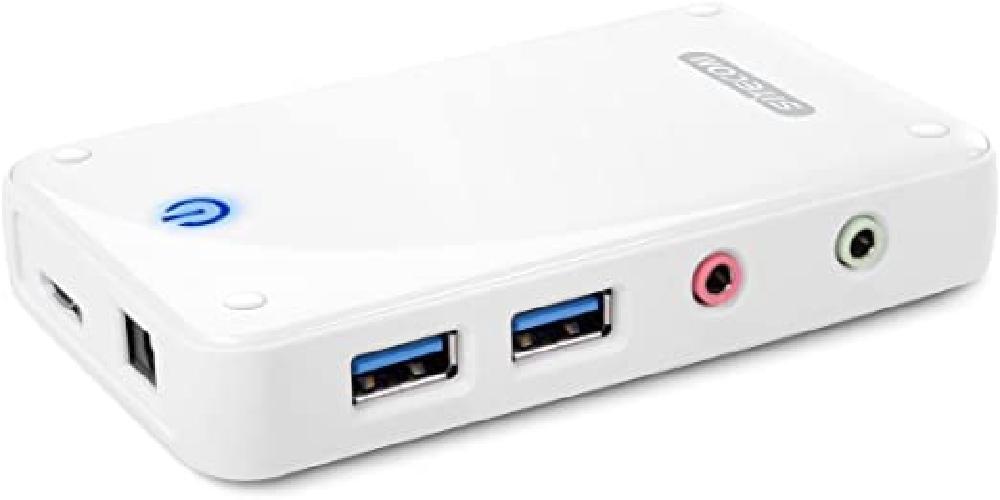 Sitecom CN-340 Docking Station, USB 3.0, Bianco