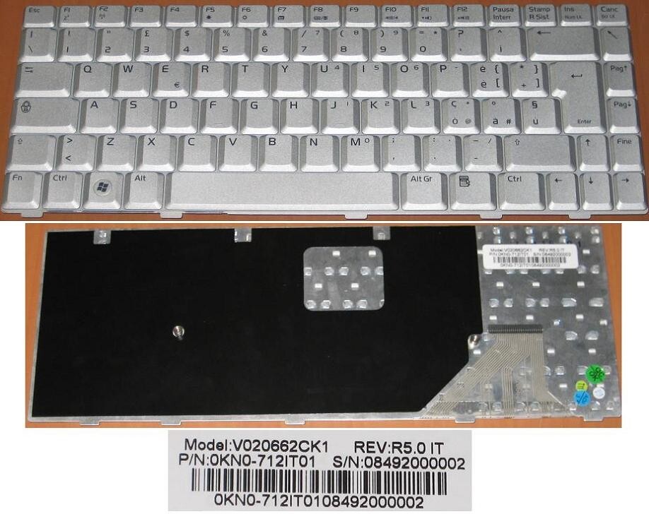 Tastiera italiana compatibile con ASUS X80 X80H X80S X80L X80A X80N X83 X83V X83