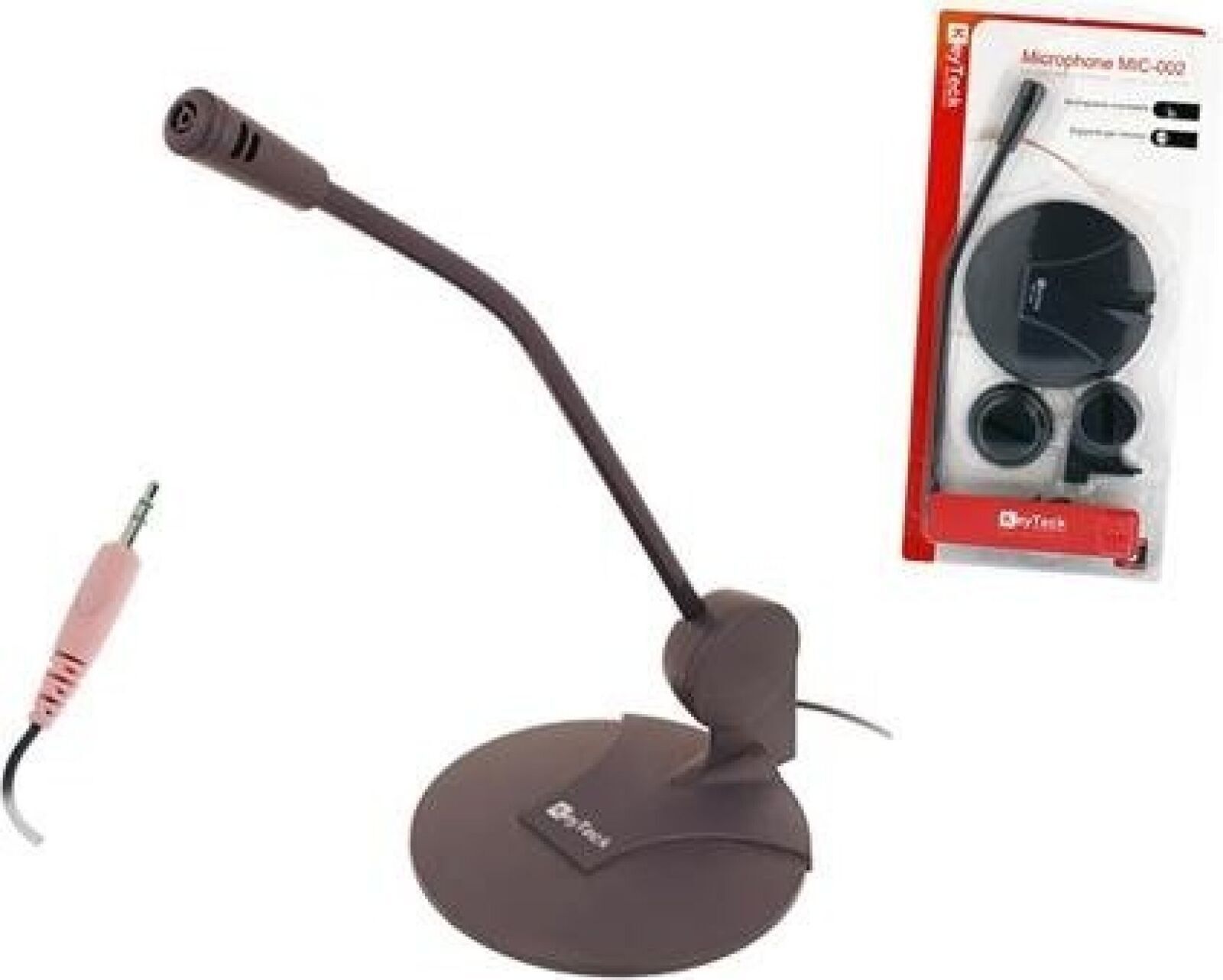 Microfono Keyteck (MIC-002) con base da tavolo - Nero