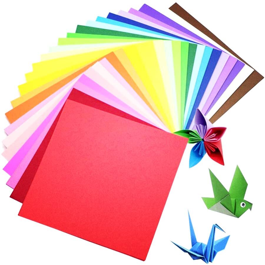 Origami Carta per Origami Carta da 20 cm a Doppia Faccia da 100 Fogli per (S8m)