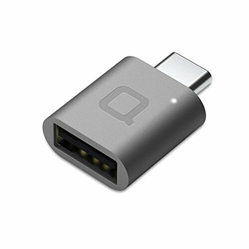 Nonda - Adattatore Portatile I Porta USB-C I Lega di Alluminio I Ricarica (i9b)