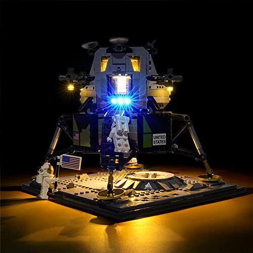 GEAMENT Set di Luci LED per NASA Apollo 11 Lunar Lander – Kit Di (a8p)