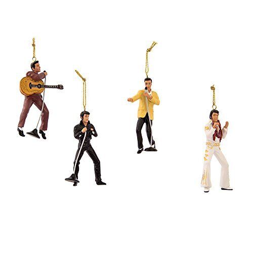 Kurt Adler Elvis Presley - Set regalo di 4 pezzi (o5y)