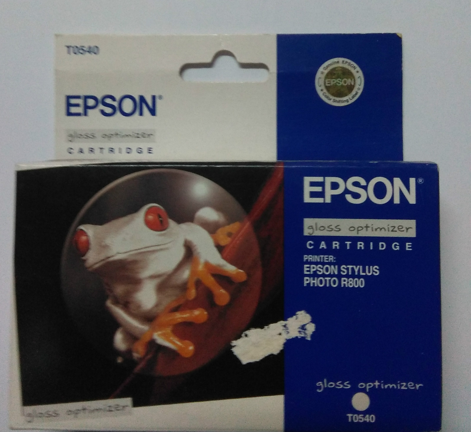 EPSON C13T054040 T0540 STYLUS PHOTO R800 GLOSS OPTIMIZER ORIGINALE SCADUTA 2007