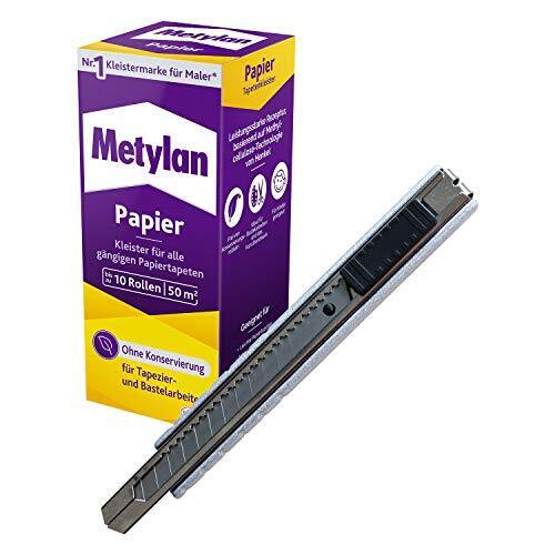Metylan 9HMPP40B1X Papier Kleister Wallpaper Paste Paper (s2o)