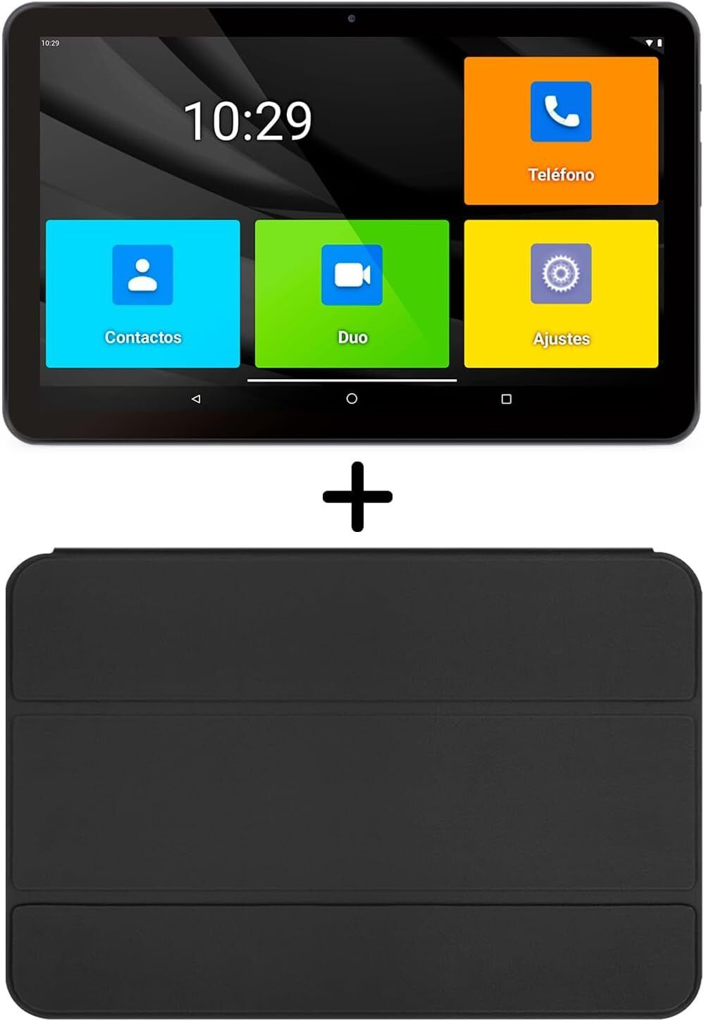 SPC Tablet Android para Mayores 10.35" - Iconos XXL - Conectividad 4G - Funda Pr