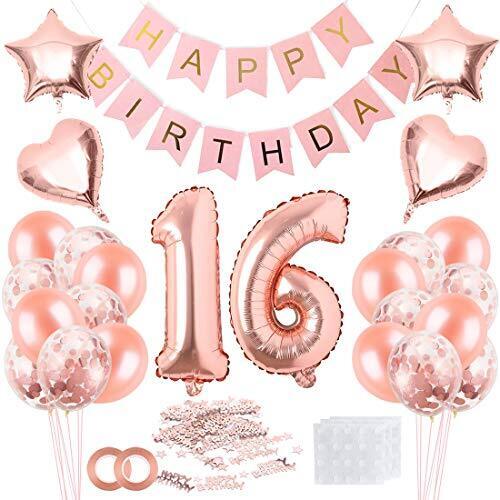 16 Anni Compleanno bambina, Addobbi 16 Anni Compleanno bambina, (y1b)