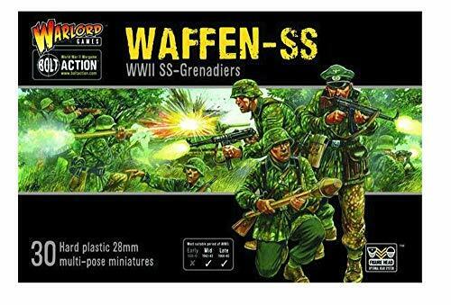 Warlord Games, Waffen SS, Bolt Action Wargaming Miniatures (p8m)