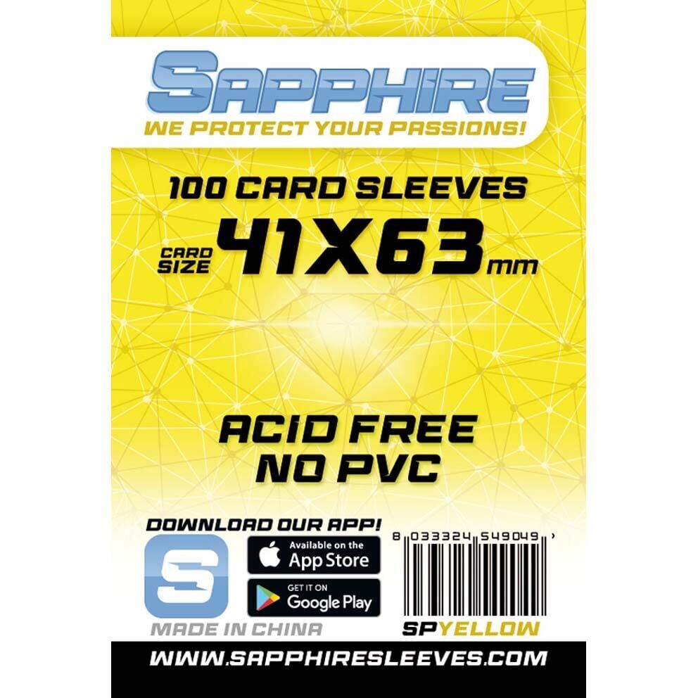 Red Glove - 100 Sapphire Sleeves Yellow 41x63 SPYELLOW (f4Y)
