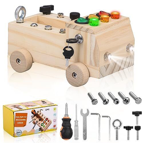 LIUWID Montessori LED Busy Board Viaggio Montessori Giocattoli Montessori (v1G)