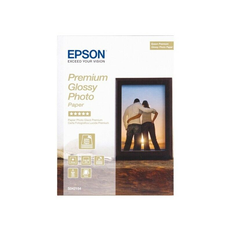 Carta Fotografica Premium 'Best' EPSON - 13x18 cm - C13S042154 (30 Fg.)