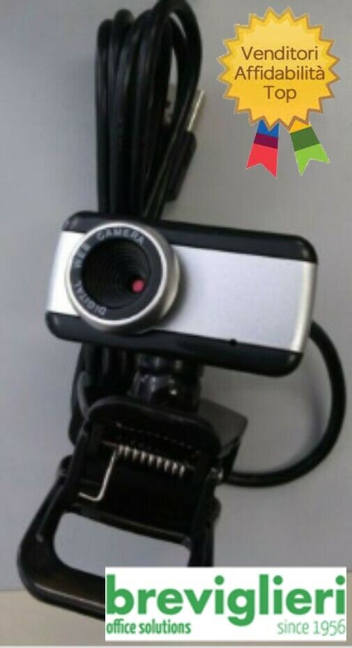 NUOVA WEBCAM USB PER PC CON MICROFONO