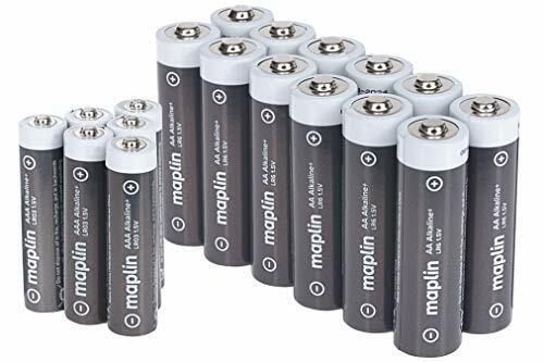 Maplin - Confezione da 12 batterie alcaline AA+ 6 batterie AA+, (z3i)