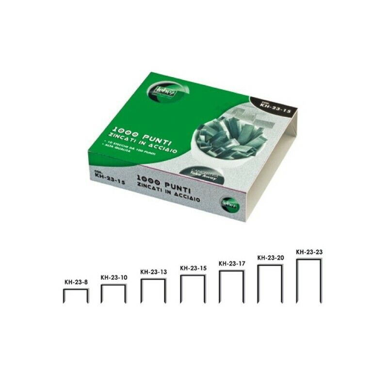 1000 Punti per Cucitrice KH-23/17 per Alti Spessori LEBEZ (1 Conf. da 1000 Pz)