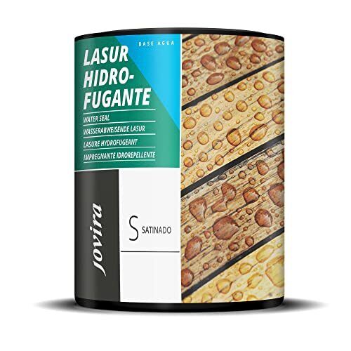 Lasur idrorepellente protettivo satinato all'acqua protegge, decora e (i4c)